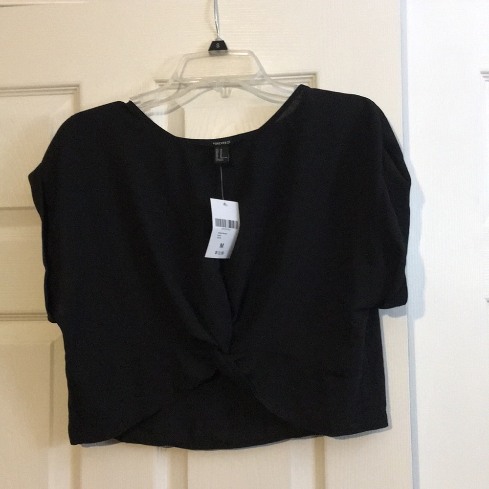 Black chiffon shirt